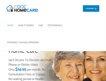 Tablet Screenshot of edochomecare.net